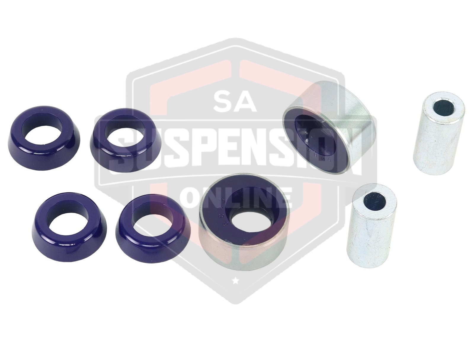 SuperPro Control Arm Lower-Rear Bush Kit - Double Offset (Mounting Kit ...